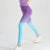 Damskie Kolorowe Ombre Legginsy Fitness